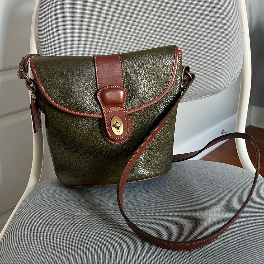 COACH Vintage Sheridan Stewart in Green (rare!)